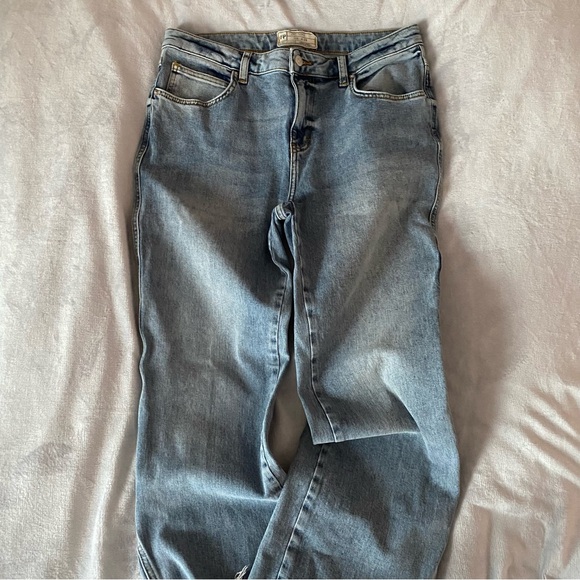 Free People Rita crop flare frayed hem jeans - Picture 2 of 13